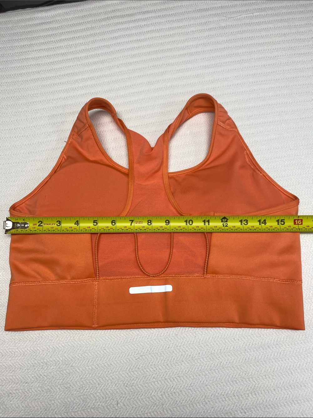Adidas Sports Bra Racerback Performance Boston Athletic Association Orange 32-34 - Picture 14 of 14